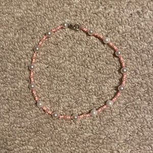 PINK AND PEARL NECKLACE